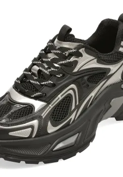 Pantofi sport GRYXX negri, 66659, din material textil imagine