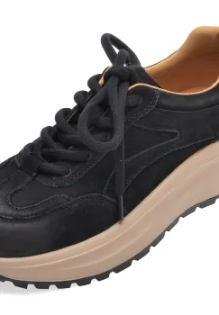 Pantofi sport GRYXX negri, 68021, din nabuc imagine