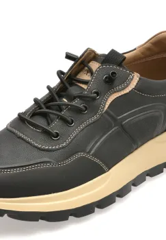 Pantofi sport GRYXX negri, 70918, din piele naturala imagine