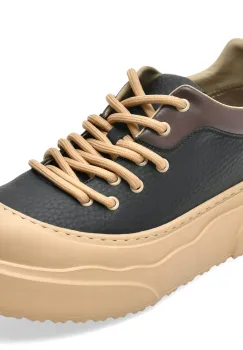 Pantofi sport GRYXX negri, 7565, din piele naturala imagine