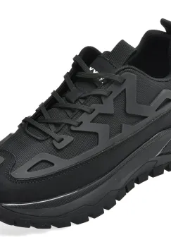 Pantofi sport GRYXX negri, 79069, din material textil imagine