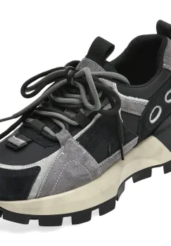 Pantofi sport GRYXX negri, 8068, din piele ecologica imagine
