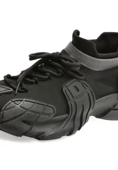 Pantofi sport GRYXX negri, 8809, din material textil imagine