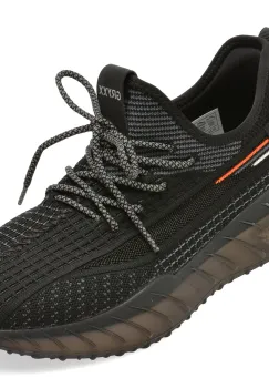 Pantofi sport GRYXX negri, 9953, din material textil imagine
