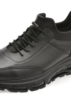 Pantofi sport GRYXX negri, ALM7500, din piele naturala imagine