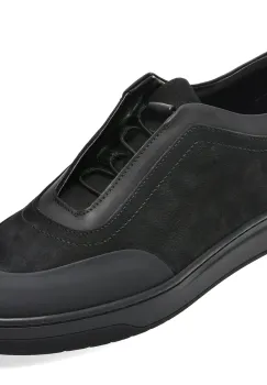 Pantofi sport GRYXX negri, BF172, din piele naturala imagine