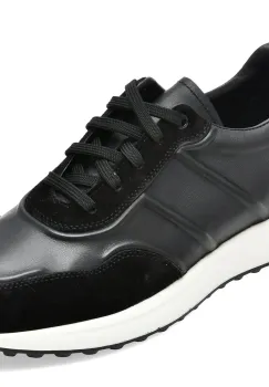 Pantofi sport GRYXX negri, BF579, din piele naturala imagine