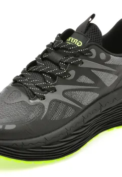 Pantofi sport GRYXX negri, F6011, din material textil imagine