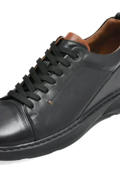 Pantofi sport GRYXX negri, HRZ308, din piele naturala imagine