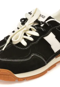 Pantofi sport GRYXX negri, JX20, din piele intoarsa imagine