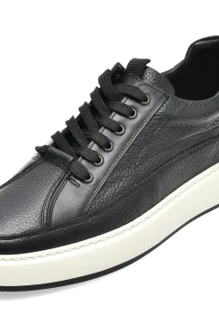 Pantofi sport GRYXX negri, LST024, din piele naturala imagine