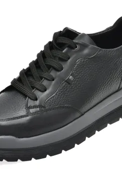 Pantofi sport GRYXX negri, TRL01, din piele naturala imagine