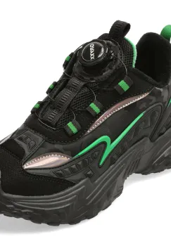 Pantofi sport GRYXX negri, WD008, din piele ecologica imagine