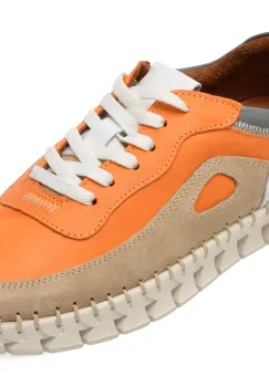 Pantofi sport GRYXX portocalii, 1391993, din piele naturala imagine