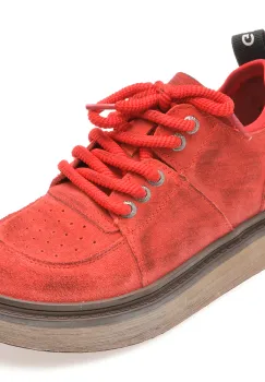 Pantofi sport GRYXX rosii, 10221, din piele intoarsa imagine