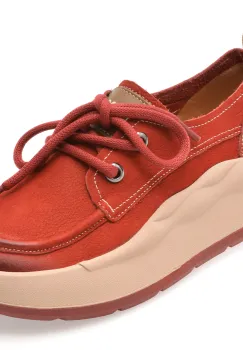 Pantofi sport GRYXX rosii, 68656, din piele naturala imagine