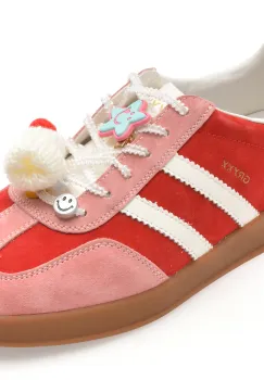 Pantofi sport GRYXX rosii, C9216, din piele naturala imagine