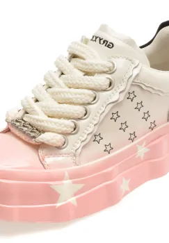 Pantofi sport GRYXX roz, 8063, din piele ecologica imagine