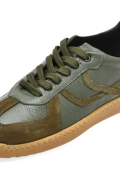 Pantofi sport GRYXX verzi, 17758, din piele naturala imagine