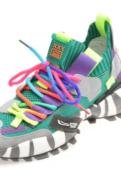 Pantofi sport GRYXX verzi, 18159, din material textil imagine