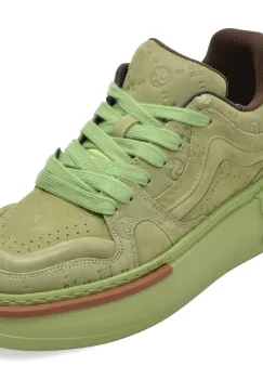 Pantofi sport GRYXX verzi, 2870, din piele naturala imagine