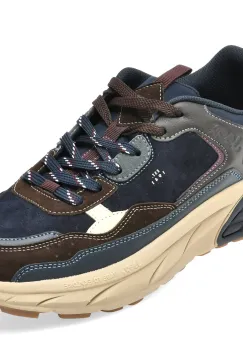 Pantofi sport JEEP bleumarin, 62080, din material textil si piele naturala imagine