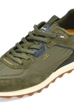 Pantofi sport JEEP kaki, 62121, din material textil imagine