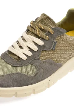 Pantofi sport JEEP kaki, M51004A, din material textil imagine