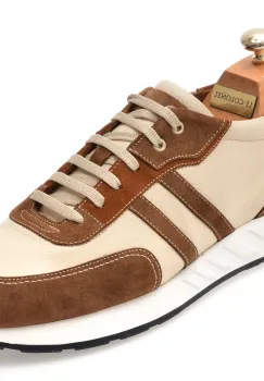 Pantofi sport LE COLONEL bej, 73602, din piele naturala imagine