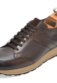 Pantofi sport LE COLONEL maro, 643145, din piele naturala imagine