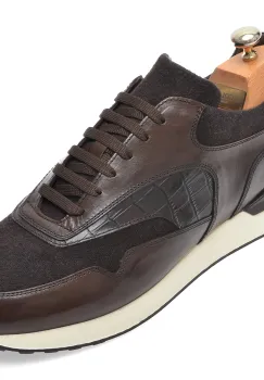 Pantofi sport LE COLONEL maro, 66410, din piele naturala imagine