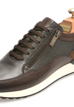 Pantofi sport LE COLONEL maro, 66442, din piele naturala imagine