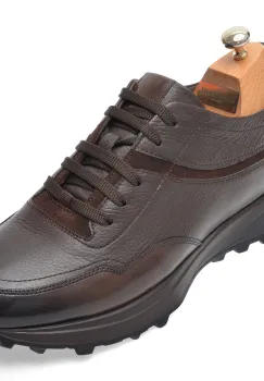 Pantofi sport LE COLONEL maro, 66738, din piele naturala imagine