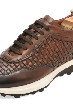 Pantofi sport LE COLONEL maro, 66748, din piele naturala imagine