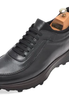 Pantofi sport LE COLONEL negri, 66752, din piele naturala imagine