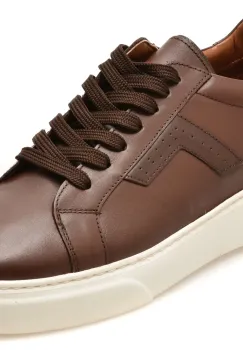 Pantofi sport LOST maro, LST121, din piele naturala imagine