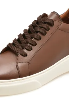 Pantofi sport LOST maro, LST124, din piele naturala imagine