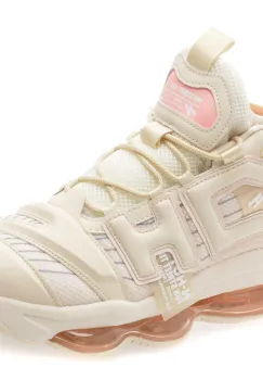 Pantofi sport NHOT albi, A358, din material textil imagine