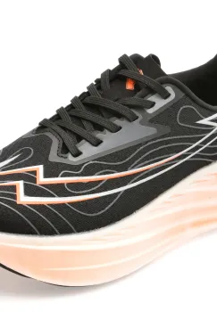 Pantofi sport NHOT negri, A519, din material textil imagine