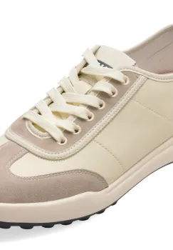 Pantofi sport OTTER albi, T25239, din piele naturala imagine