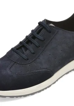 Pantofi sport OTTER bleumarin, 2250, din piele intoarsa imagine