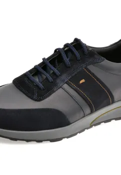 Pantofi sport OTTER bleumarin, 6541, din piele naturala imagine