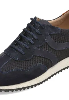 Pantofi sport OTTER bleumarin, G202, din nabuc imagine