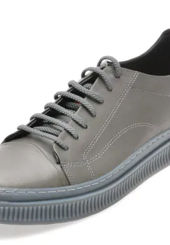 Pantofi sport OTTER gri, AST1, din piele naturala imagine