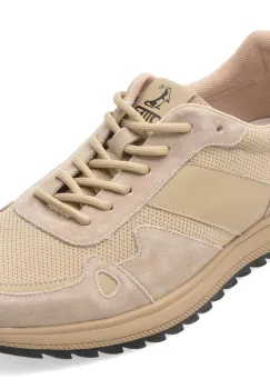 Pantofi sport OTTER gri, E660005, din material textil si piele naturala imagine