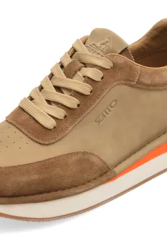 Pantofi sport OTTER gri, J260001, din piele intoarsa imagine