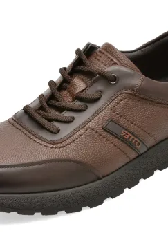 Pantofi sport OTTER maro, 266192, din piele naturala imagine