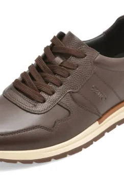 Pantofi sport OTTER maro, 63512, din piele naturala imagine