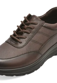 Pantofi sport OTTER maro, HT3, din piele naturala imagine