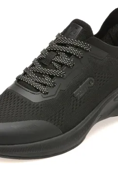 Pantofi sport OTTER negri, 30359, din material textil imagine